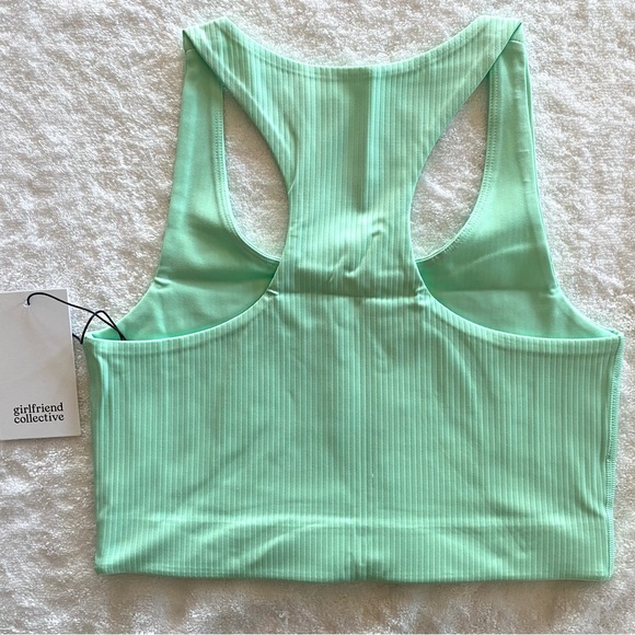 NWT Girlfriend Collective Breeze RIB Paloma Racerback Bra, size M - Picture 4 of 6